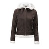 Womens Shearling Brown Jacket