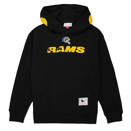 Men's Black Los Angeles Rams Pullover Hoodie