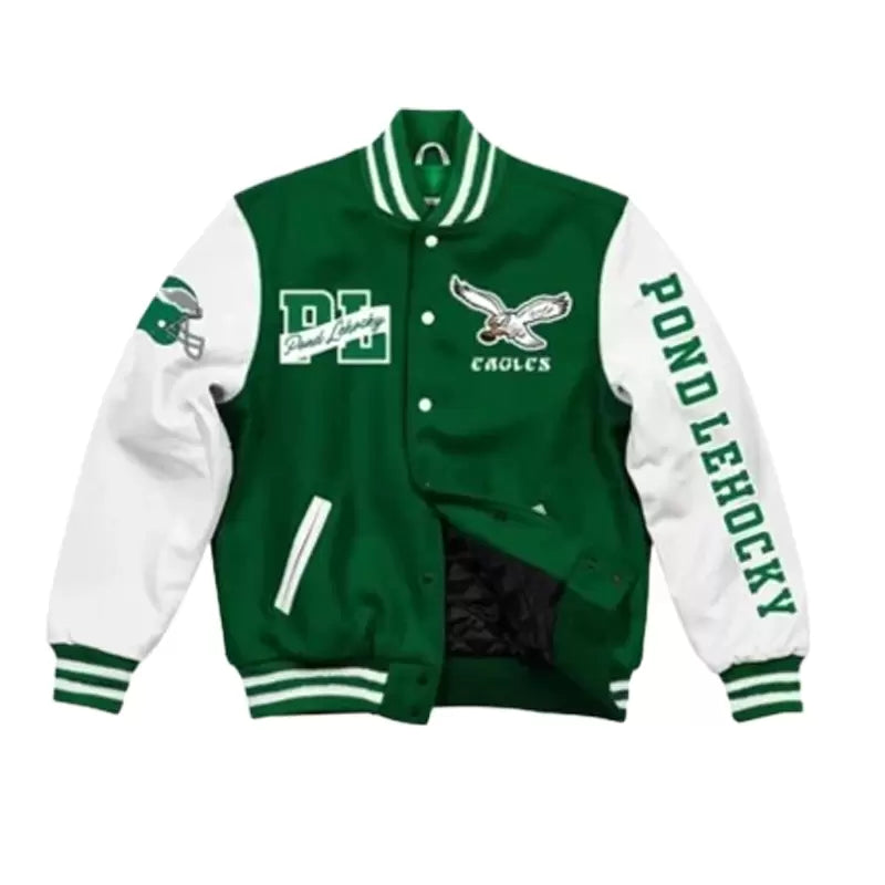 Pond Lehocky X Eagles Letterman Jacket