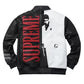 Supreme Scarface Embroidered Leather Jacket