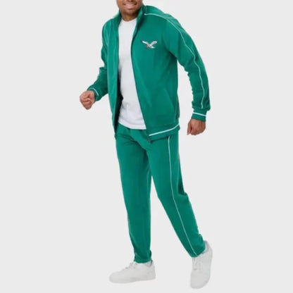 2024 Philadelphia Eagles Kelly Green Velour Tracksuit