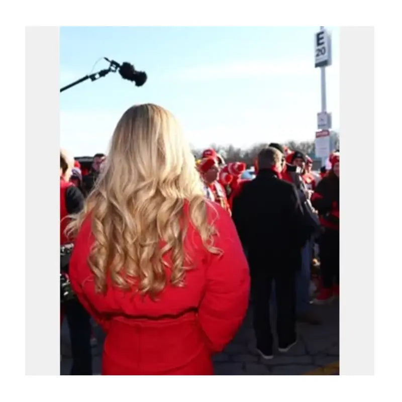 Gracie Hunt AFC Championship Crop Puffer Jacket