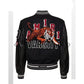 AMIRI – Appliquéd Embroidered Leather Varsity Jacket
