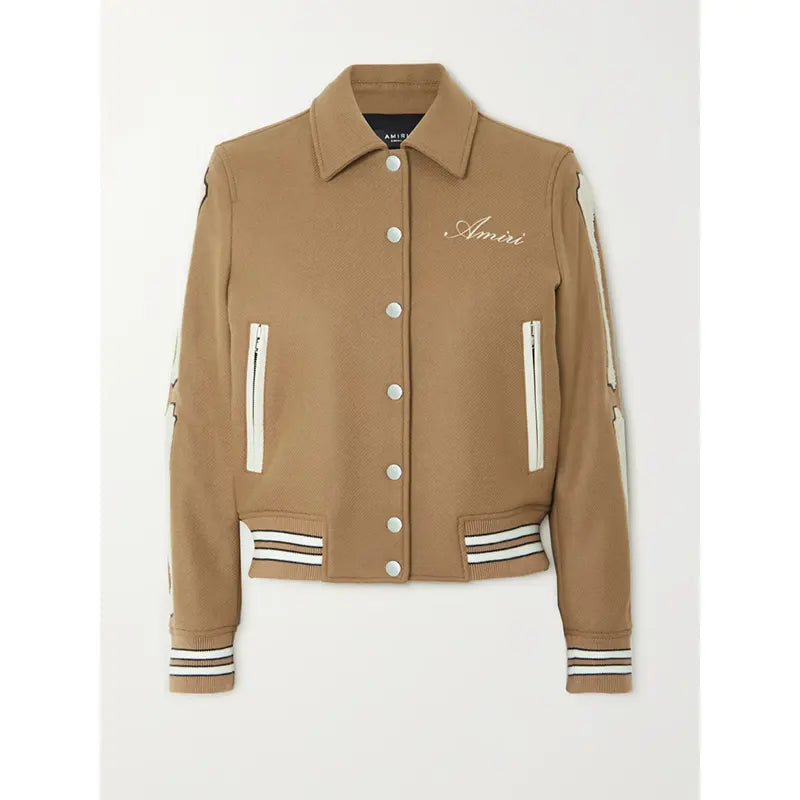AMIRI Bones Twill Varsity Jacket