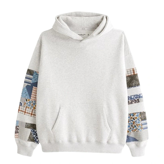Abercrombie And Fitch Essential Popover Heather Grey Hoodie