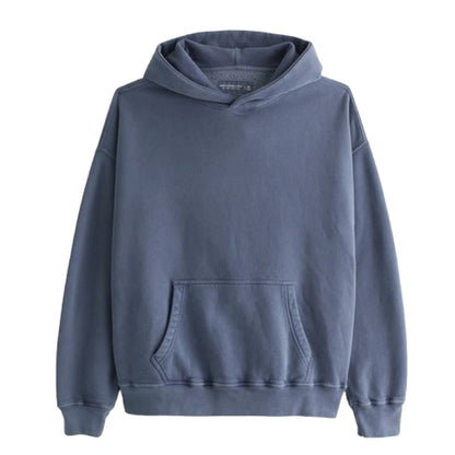 Abercrombie And Fitch Essential Popover Vintage Indigo Hoodie