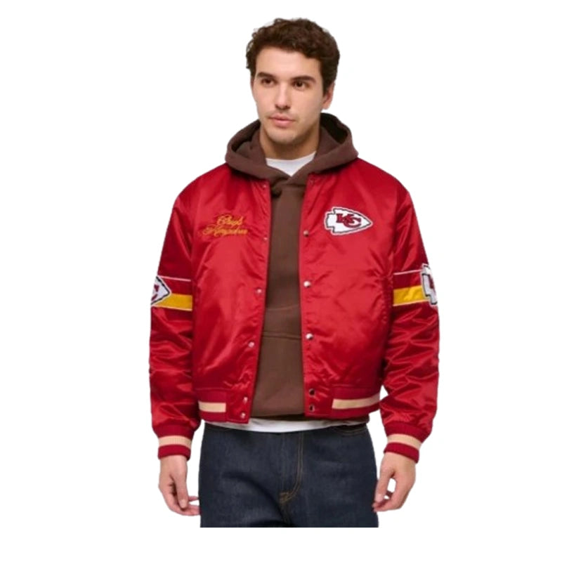 Abercrombie Chiefs Varsity Bomber Jacket