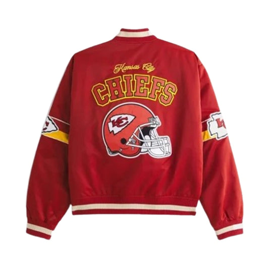 Abercrombie Chiefs Varsity Bomber Jacket