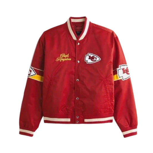 Abercrombie Chiefs Varsity Bomber Jacket