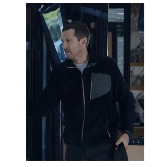 Ad Vitam 2025 Guillaume Canet Fleece Black Jacket
