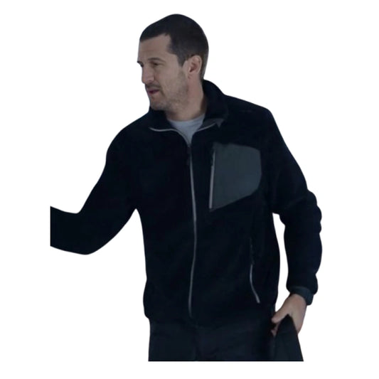 Ad Vitam 2025 Guillaume Canet Fleece Black Jacket
