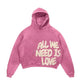 All We Need Is Money Blue Hoodie