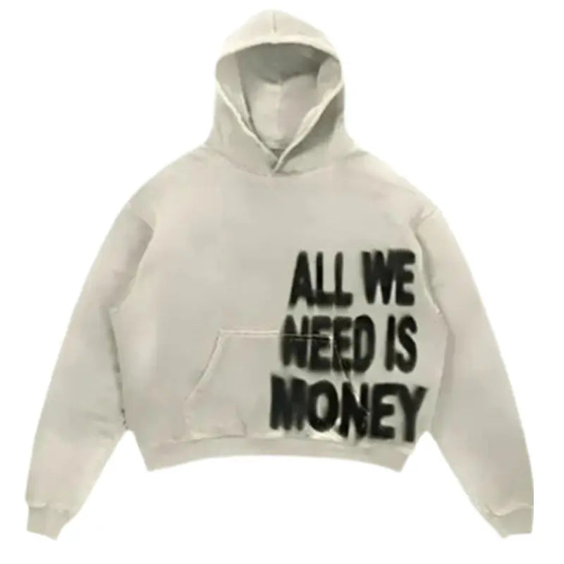 All We Need Is Money Blue Hoodie