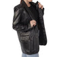 Women’s Black Leather Blazer