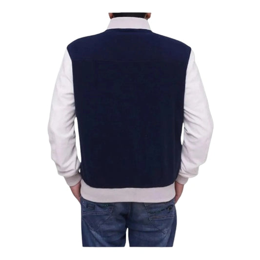 Veste universitaire Ansel Elgort Baby Driver pour hommes