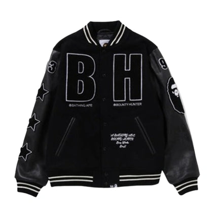 BAPE x Bounty Hunter Varsity Jacket