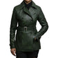 Womens Genuine Leather Biker Jacket