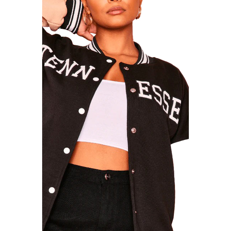 Womens-Varsity-Bomber-Jacket-In-Black