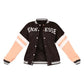 Womens-Varsity-Bomber-Jacket-In-Black