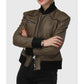 Betty Womens Brown Bomber Leather Jacket