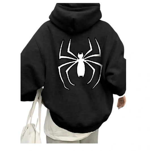 Black And White Spider Hoodie