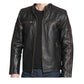 Rivet Leather Black Jacket