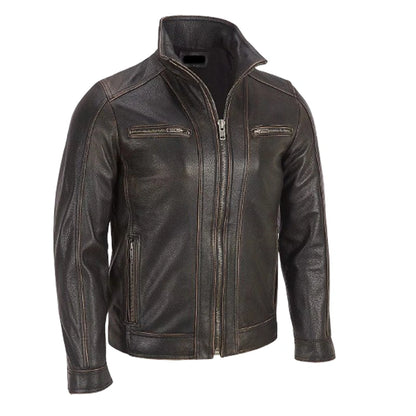 Black Rivet Leather Jacket