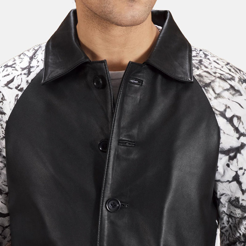 Artistry Black Dye Leather Coat