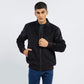 Black Wool Bomber Jacket
