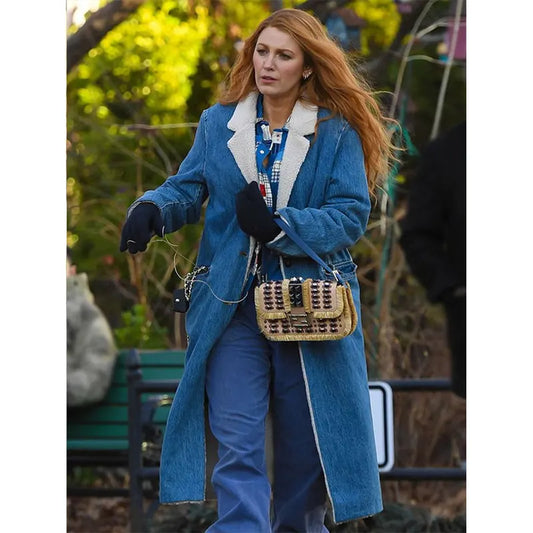 Blake Lively It Ends With Us Denim Coat