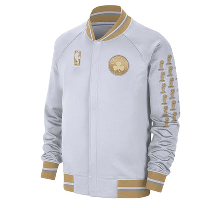 Boston Celtics Trophy Ring Banner Jacket