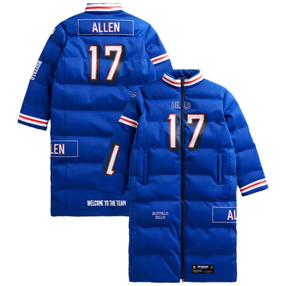Buffalo Bills Off Season x NFL Puffer Long Coat