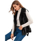Womens-Shearling-Biker-Leather-Vest