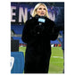 Charissa Thompson AFC Wild Card Playoffs Black Coat