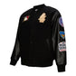 Chicago Cubs Mitchell & Ness Black Blackout Varsity Jacket