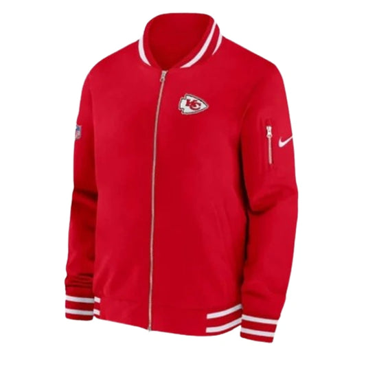 Chiefs Sideline Coach Bomber Jacket