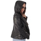 Women’s Black Biker Leather Jacket