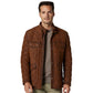 Men’s Real Brown Leather Stylish Jacket