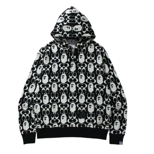 Coach Bape Black Hoodie