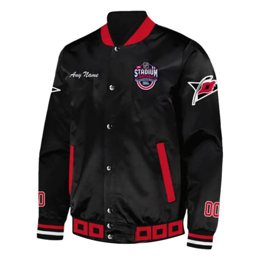 Columbus Blue Jackets & Detroit Red Wings Bomber Jacket