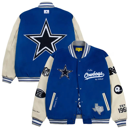 Dallas Cowboys x Golf Wang Letterman Jacket