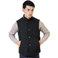 Dark Green Woolen Quilted Vest
