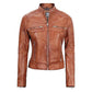 Decrum Real Leather Jacket Women