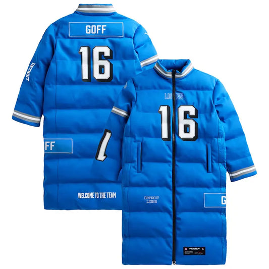 Detroit Lions Off Season x NFL Puffer Long Coat