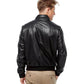 Men’s Real Black Leather Double Sided Jacket