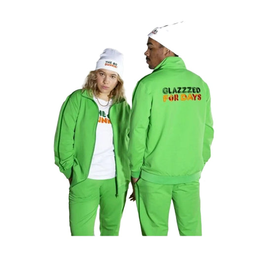 Dunkin Donuts X Snopp Dog Beyond Meat Green Track Suit