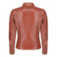 Women’s Brown Biker Leather Jacket