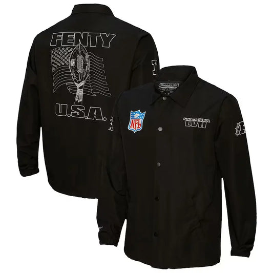 FENTY Mitchell & Ness Super Bowl LVII Coaches Jacket
