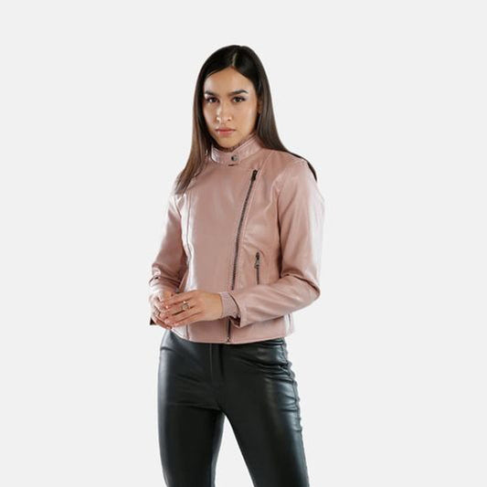 Women’s Faux Leather Biker Jacket