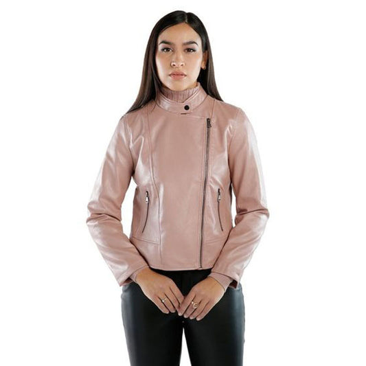 Women's Faux Leather Biker Jacket